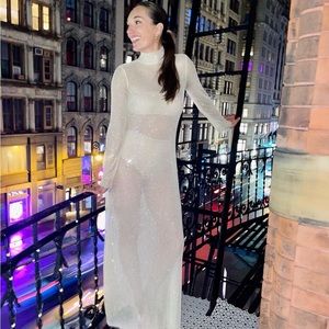 Camille x Mango Crystal Gown, Size 4